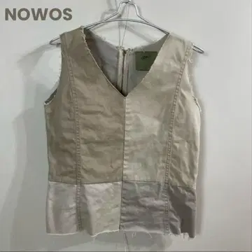 새상품급 NOWOS 트윌 패치워크 티셔츠