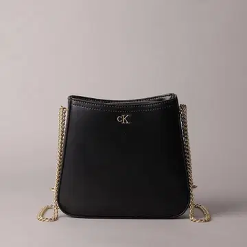 캘빈 클라인 4F3441G 크로스 바디백, 체인 새들백