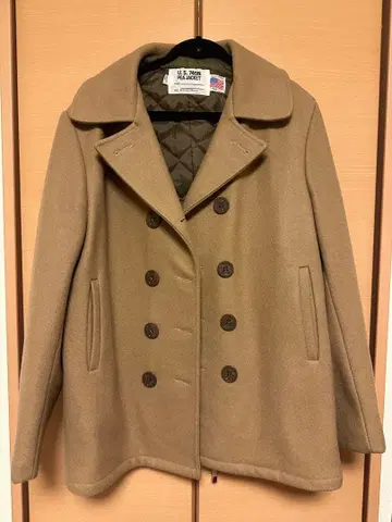 Schott US740N PEA JACKET 코트 베이지 브라운