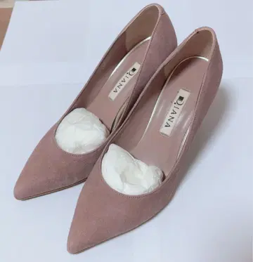 [ 새상품급 ] Diana 핑크 베이지 스틸레토 펌프스