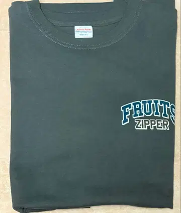 Fruits Zipper 다크 그레이 T셔츠 L