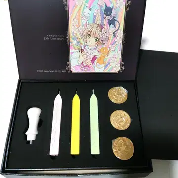 CLAMP 카드캡터 사쿠라 연재 25주년 기념 실링 스탬프 세트