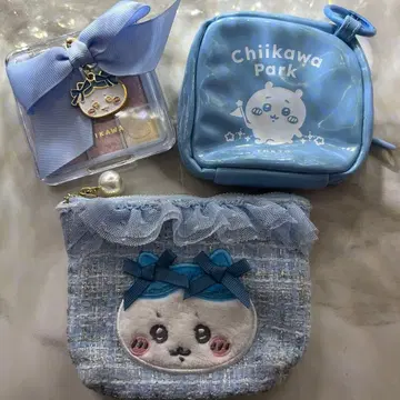 치이카와 하치와레 아이섀도우 파우치 세트