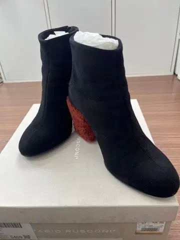 Fabio rusconi 퍼 힐 숏 부츠 37