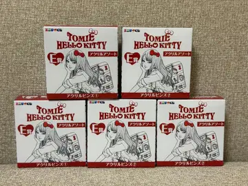 토미에 x 헬로키티 아크릴 핀즈 12종 5개 세트