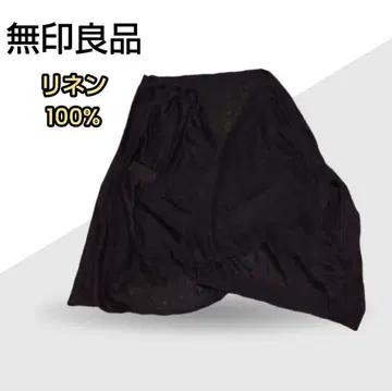 [무인양품] 네이비 린넨 100% 볼레로 오버사이즈