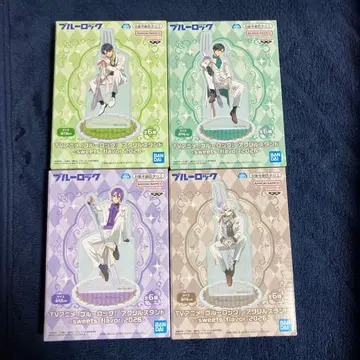 블루 록 남코 sweets flavor 아크릴 스탠드 4세트