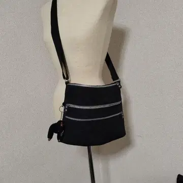 키플링 블랙 숄더백 고릴라 키링 포함