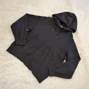 UNIQLO 유니클로U 와이드 핏 맨투맨 후드티 블랙 M