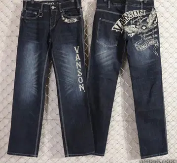 미사용 새상품 VANSON 플라잉 스타 자수 데님 SP-B-29