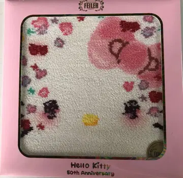 미개봉 새상품 페이 헬로키티 50주년 키티 산리오 손수건