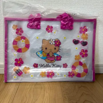 헬로키티 클리어 토트백