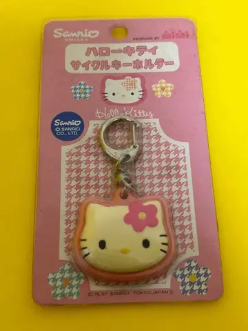 레트로 헬로키티 사이클 키링