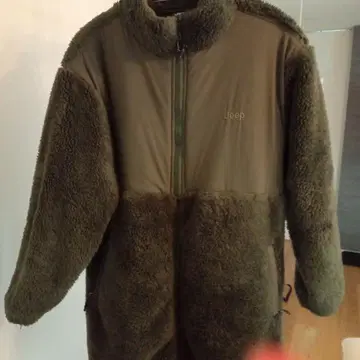 Jeep 플리스 자켓 올리브 그린
