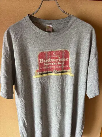 90s 빈티지 버드와이저 Budweiser 티셔츠 그레이