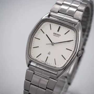 679 가동 SEIKO 남성용 시계 6431-5100 실버 스퀘어