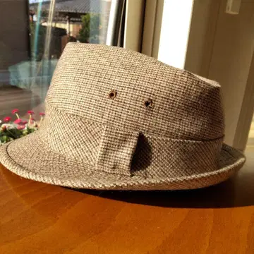 브라운 울 펠트 햇 57cm