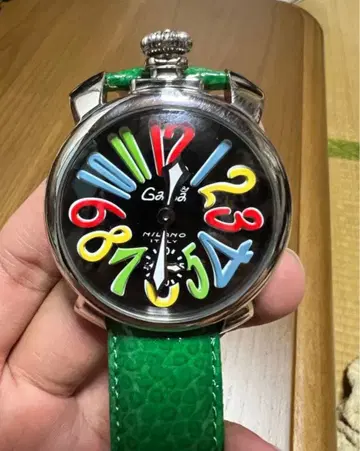 GaGa Milano 컬러풀 손목시계