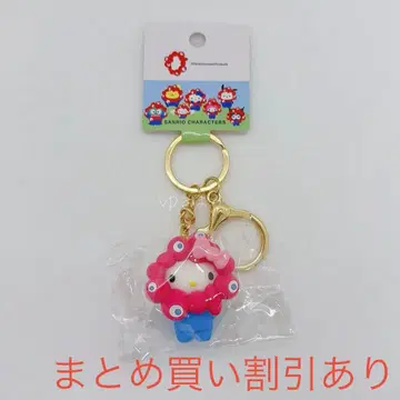 산리오 미야쿠미야쿠 변신 입체 마스코트 컬러 키링 헬로키티