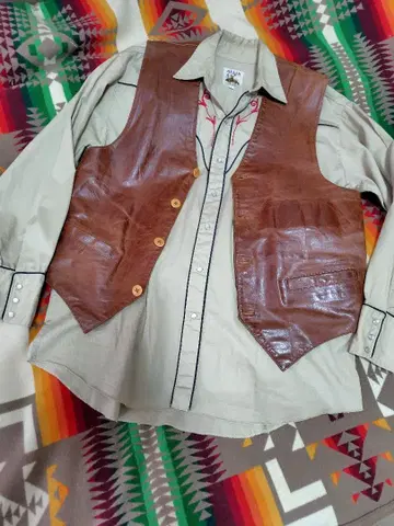 새상품급 ALLIX DESIGN 웨스턴 셔츠 L