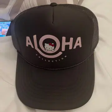 알로하 컬렉션 헬로키티 야구 모자 블랙 검정 라스트 1개