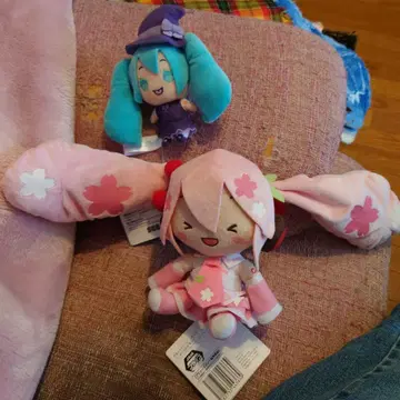 하츠네 미쿠 벚꽃 미쿠 봉제 인형 세트
