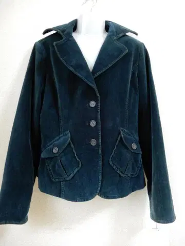 블레스누오바 코듀로이 자켓 피콕 그린 M 사이즈