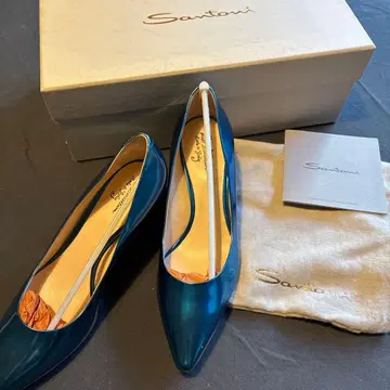 Santoni 라이트 블루 펌프스