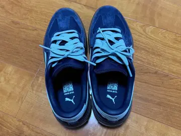 PUMA 플랫폼 스니커즈 네이비/라이트 블루