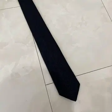 엠포리오 아르마니 실크 넥타이 다크 블루