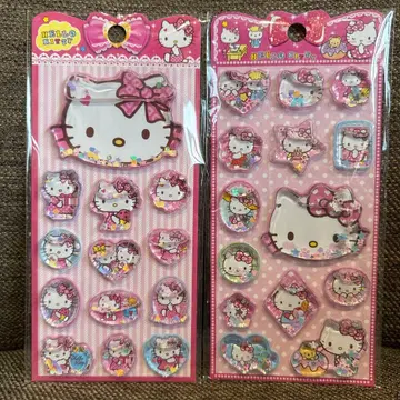 산리오 헬로키티 바스락 워터 씰 스티커 2세트