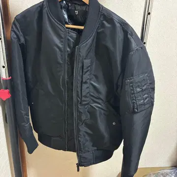 블랙 MA-1 유니클로 +J