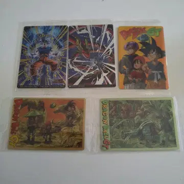 이타쟈가 드래곤볼 vol.9 레어 카드 5장 세트