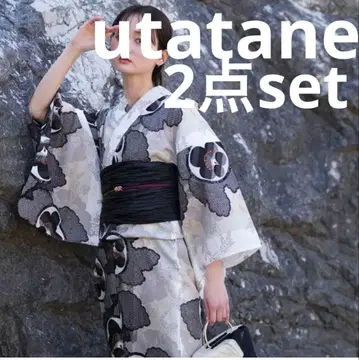미사용 새상품 utatane 고급 유카타