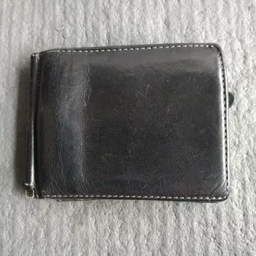 츠치야 가방 블랙 머니클립 지퍼 포켓 부착