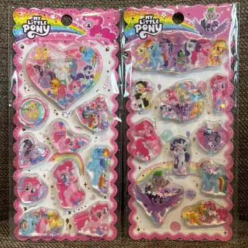 마이 리틀 포니 바스락 워터 씰 스티커 2세트