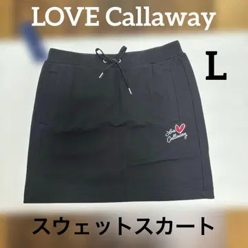 새상품 러브 캘러웨이 맨투맨 스커트 L Callaway 셋업으로도