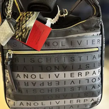 크리스찬 올리비에 발수 그라데이션 자카드 숄더백