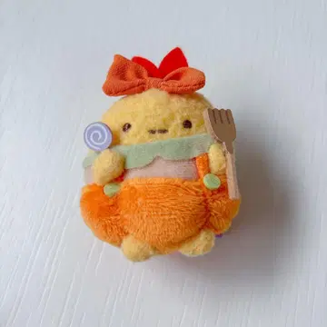 스미코구라시 새우튀김 꼬리 미니 할로윈 손바닥 봉제 인형