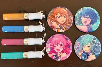 프로세카 모어모어점프 미니 응원봉 글리터 캔뱃지 초기 별 3