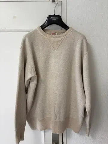 warehouse 오트밀 맨투맨 403 사이즈 42