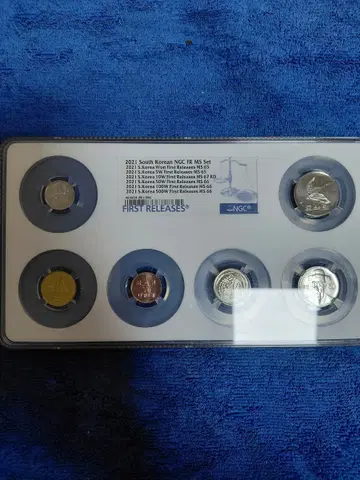 2021 한국 주화 NGC MS 등급 세트