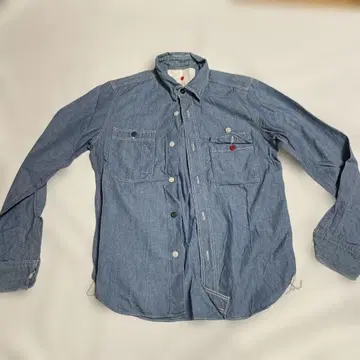 marka 마카 샴브레이 셔츠 일본제 워크 셔츠 남성용