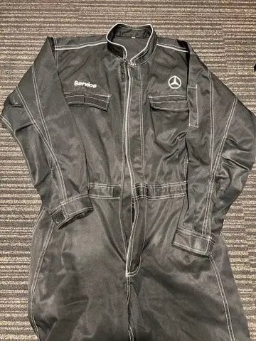 Mercedes-Benz 블랙 점프수트 L 사이즈