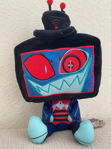 라운드원 한정판 복스 앉은 봉제 인형 해즈빈 호텔