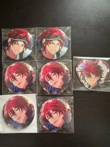 앙스타 아마기 린네 캔뱃지 7개 세트