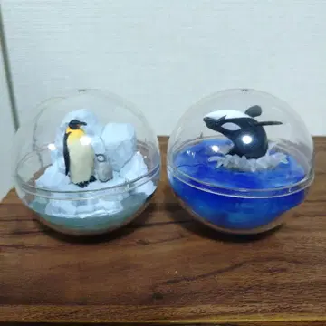해양 생물 카프리움 컬렉션 범고래와 펭귄 피규어
