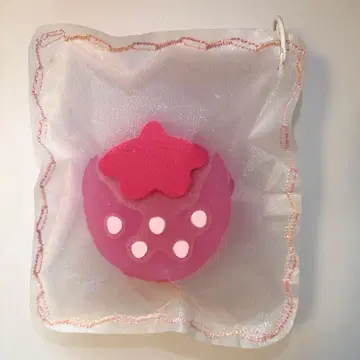 스퀴즈 쪼물쪼물 반짝반짝 봉투 클리어 딸기