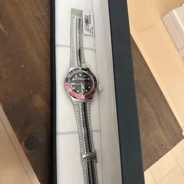 TIMEX M79 오토매틱 빨검 베젤 자동 와인딩