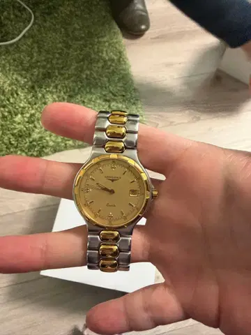 쿼츠 손목시계 골드/실버